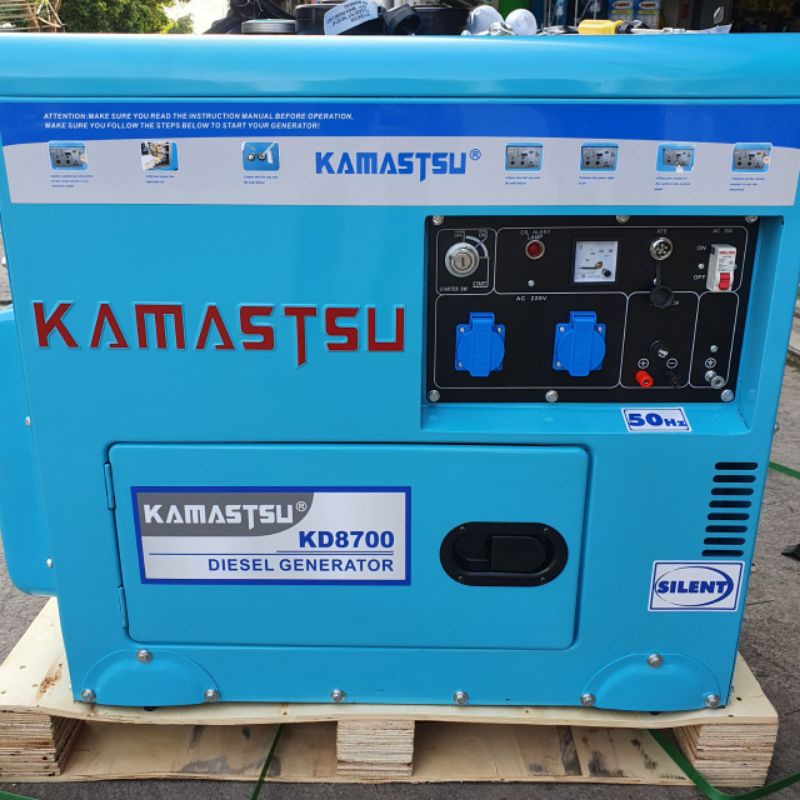 Máy Phát Điện Chạy Dầu 5Kw Kamastsu KD6700 - Hàng Sẵn