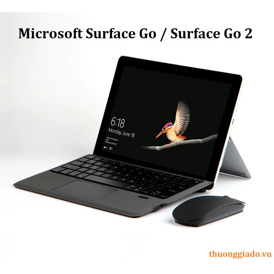 Bàn phím Microsoft Surface Go 10.1/ Surface Go 2 10.2 (kết nối bluetooth, có touchpad)