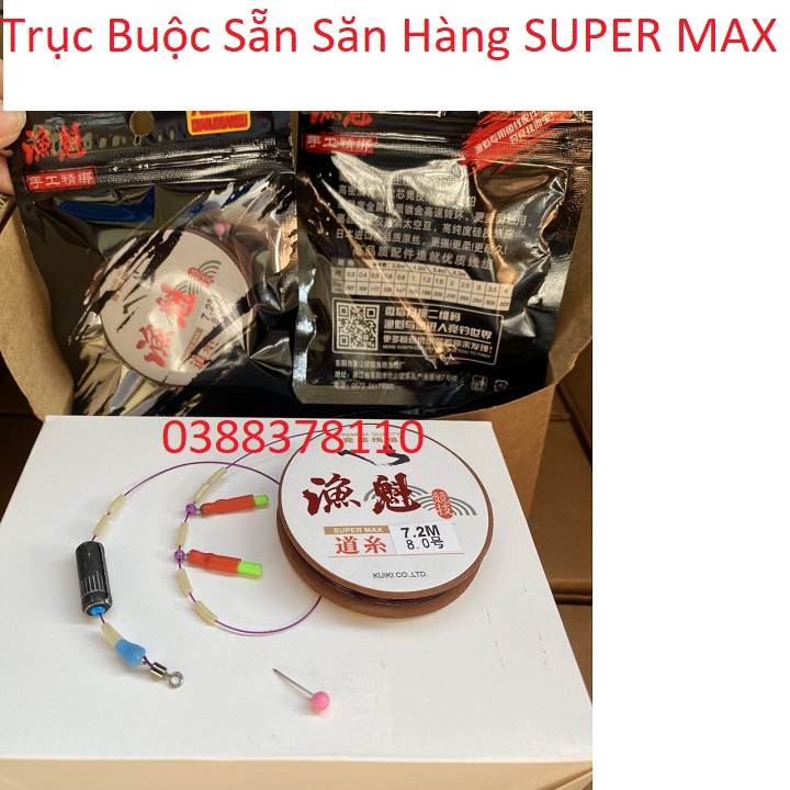 Trục Buộc Sẵn Săn Hàng SUPER MAX Chuyên Tải Cá Lớn