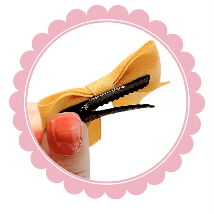 1 Cặp Kẹp Tóc Nơ Đỏ Dễ Thương Dành Cho Bé Gái 1 Cặp