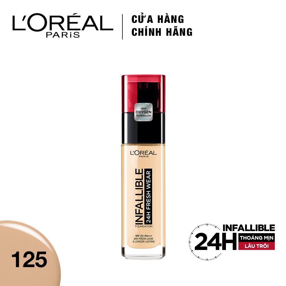 Kem nền lâu trôi L'Oreal Paris Infallible Stay Fresh 24h Foundation 30ml