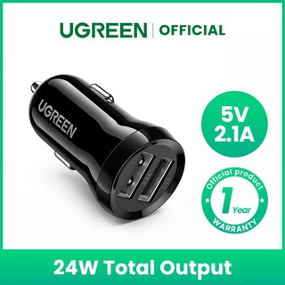 Tẩu sạc hai cổng trên xe hơi UGREEN 50875 - hỗ trợ QC 3.0 - Hàng chính hãng