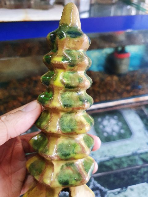 THÁP TRANG TRÍ HỒ CÁ NON BỘ CAO 14CM