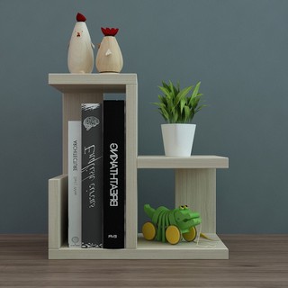 Gía, Kệ Sách Để Bàn Mini bằng gỗ, lắp ghép đa năng, để bàn học cho bé .