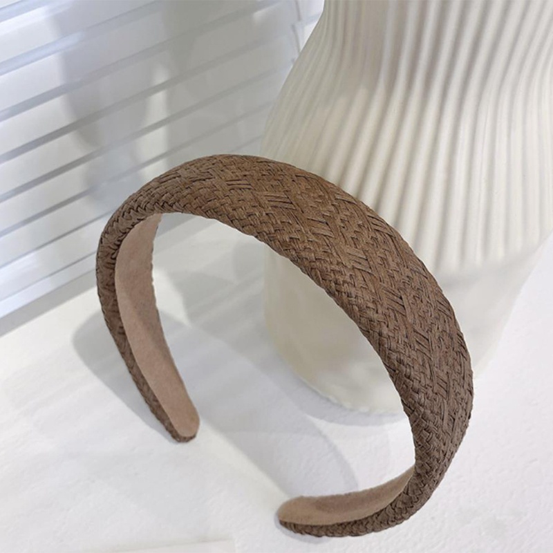 Băng Đô Dệt Kim Co Giãn Bản Rộng Thời Trang Cho Nữ