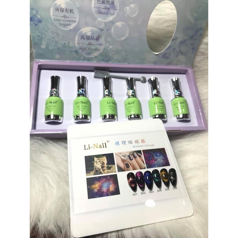 Mắt mèo 9D (set 6 màu)