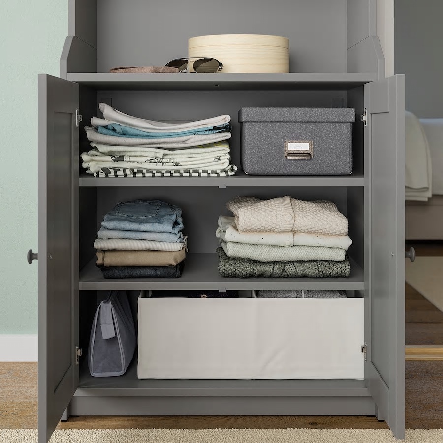 Hộp chia đồ, quần áo đồ lót Stuk IKEA - loại cao 18cm
