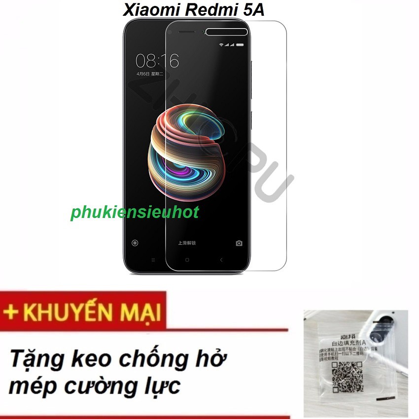 Xiaomi Redmi 5A kính cường lực trong suốt