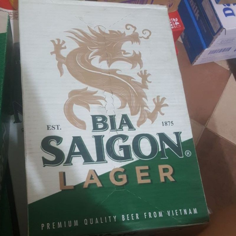 Thùng bia sài gòn lager 24 lon