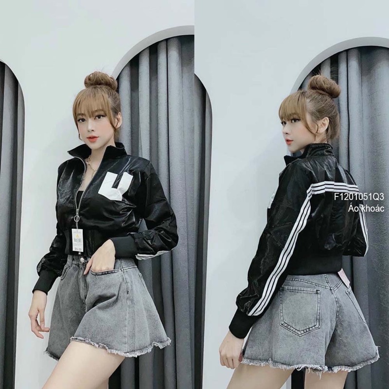 Áo khoát phi xà cừ from lửng