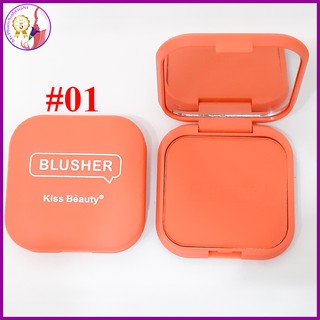 Phấn má hồng blusher kiss beauty tone cam thái lan
