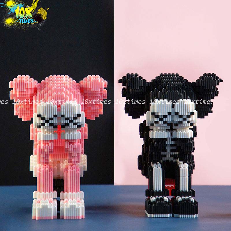 mô hình lắp ráp  3d Kwas mẫu mới Joker size lớn màu hồng, nâu,xanh tặng bạn trai bạn gái