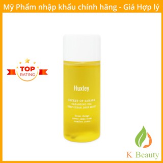 Dầu Tẩy Trang làm sạch sâu, se khít lỗ chân lông Huxley Cleansing Oil; Deep Clean, Deep Moist 15ml (Huxley Mini)