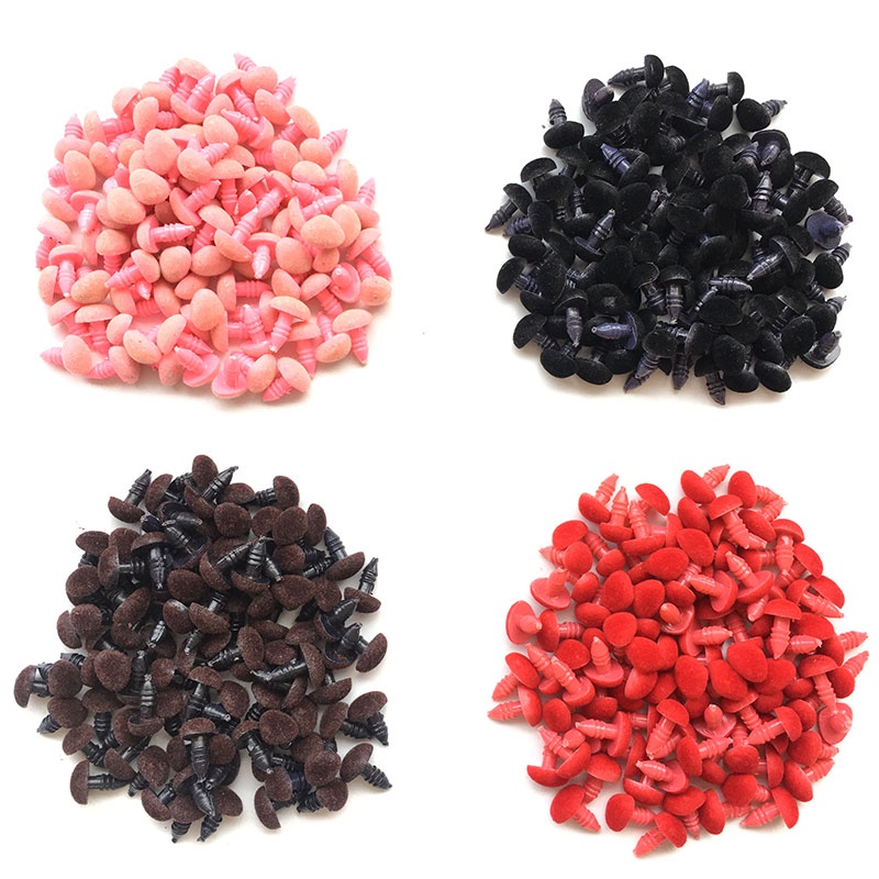Set 100 Nút Nhựa Hình Tam Giác 9*11mm Dùng Làm Đồ Chơi Thú Vị Cho Các Bé