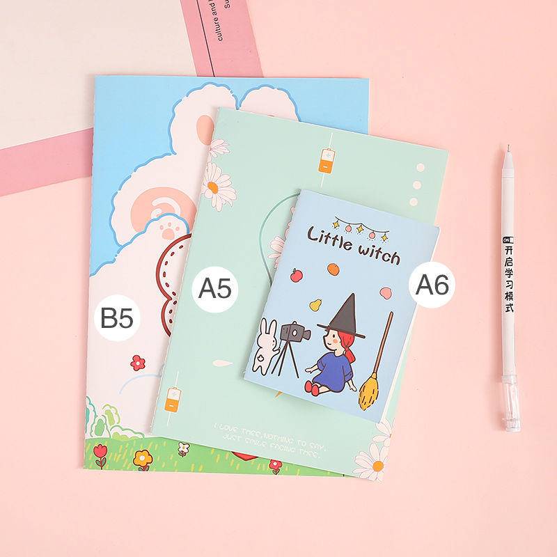 ⭐ iLado ⭐  sổ tay tài khoản tay A5 sáng tạo dễ thương vở kẻ ngang sổ ghi chép notebook sổ tay ghi chép vở lò xo kẻ ngang sổ lò xo kẻ ngang marker học văn phòng phẩm sổ ghi chú sticker sổ ghi chú mini sổ ghi chép tập vở