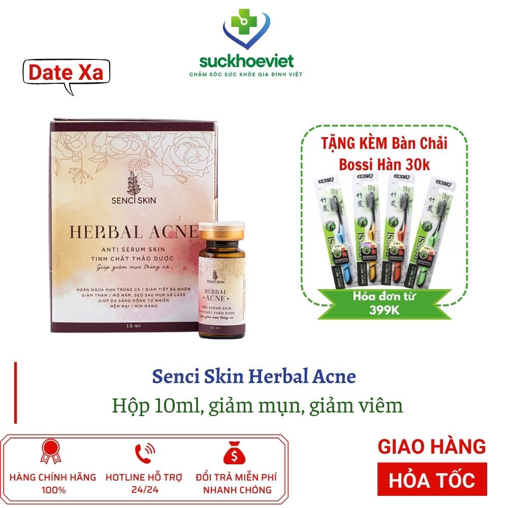 Senci Skin Herbal Acne hỗ trợ giảm mụn hộp 10ml