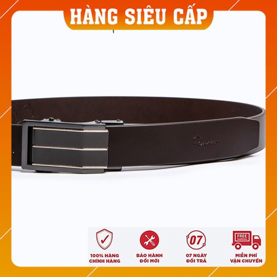 🌟 FREESHIP🌟DA THẬT 🌟 Thắt lưng nam Rainbow - 010 da thật kiểu dáng lịch lãm cho quý ông công sở MD07