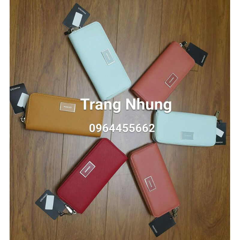 Ví dài Mango sale off có sẵn - hxt kèm bill