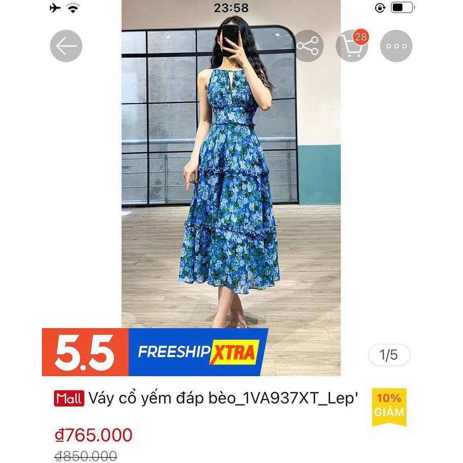 Pass đầm Lép size L
