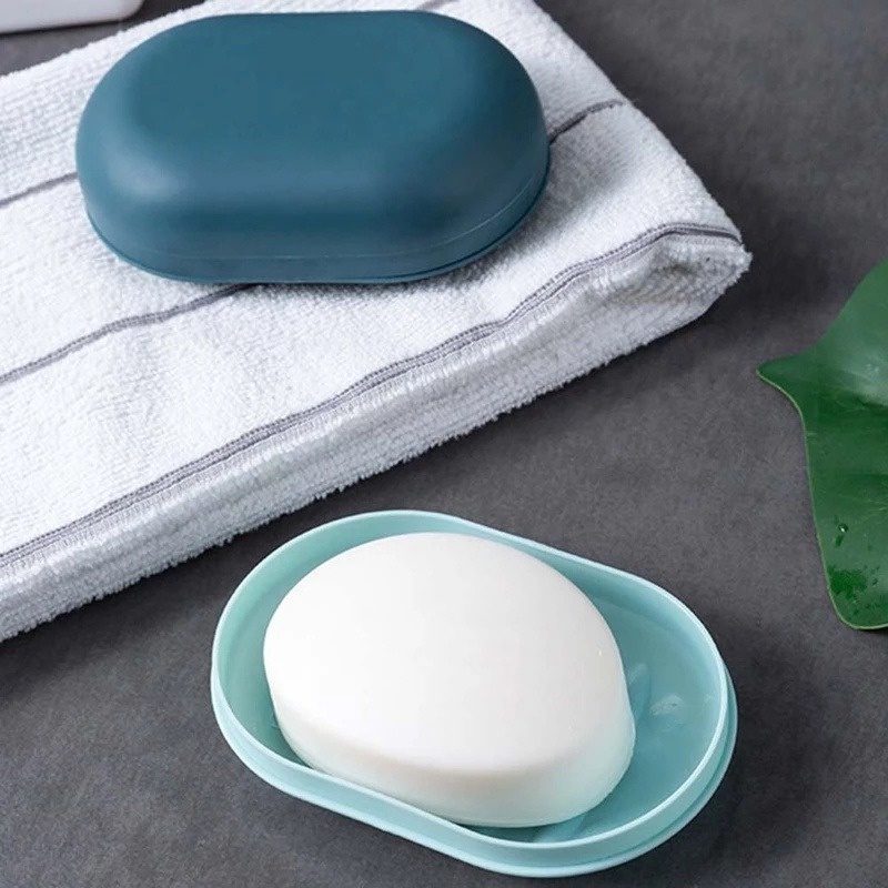 1 Hộp Đựng Xà Phòng Bằng Nhựa Trọng Lượng Nhẹ Chống Thấm Nước Mang Đi Du Lịch Tiện Lợi