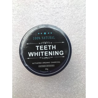 Than hoạt tính làm trắng răng teeth whitening-bột than làm trắng răng