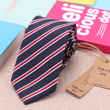 Cà vạt chú rể bản nhỏ 6cm, Calavat cao cấp, Cravat phong cách Hàn Quốc, Cavat dự tiệc CV-6373