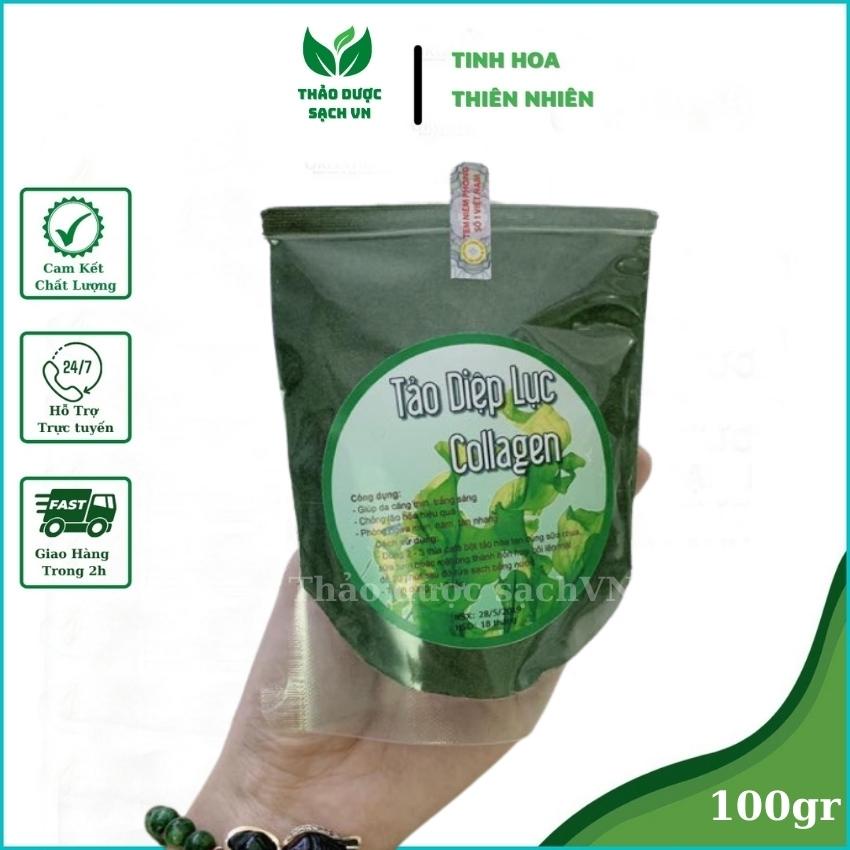Tảo Diệp Lục Collagen 100gr .
