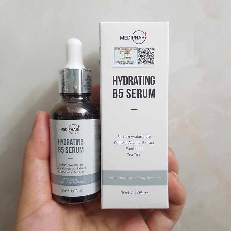 ✅[NHẬP KHẨU] Tinh Chất Serum Phục Hồi, Sáng Da MEDIPHAR+ HYDRATING B5 30ML