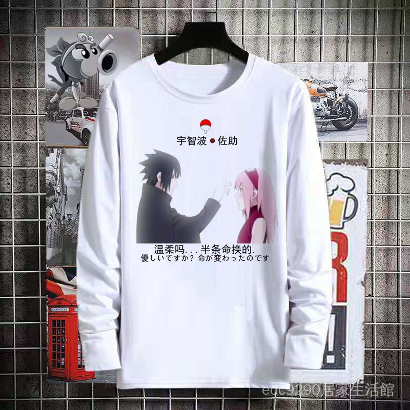 Áo Thun Tay Dài In Hình Naruto Thời Trang Dành Cho Nam Và Nữ