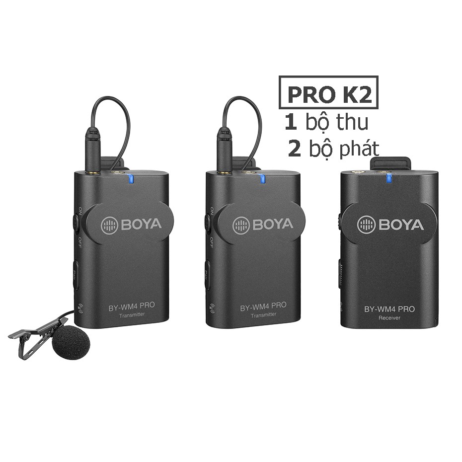 [Mã ELHACE giảm 4% đơn 300K] Microphone BOYA BY-WM4 Pro K2