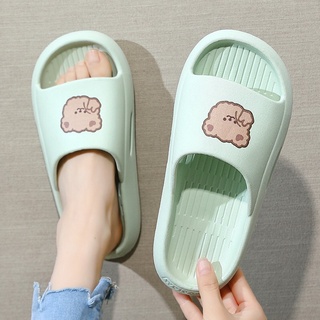 Dép bánh mì, dép nam đế xuồng hình gấu thời trang hàn quốc SP15