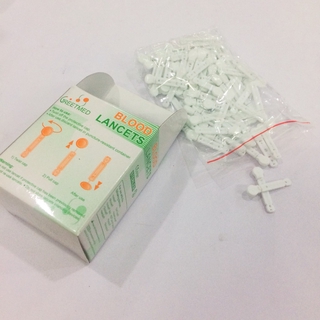 KIM LẤY MÁU MÁY ĐƯỜNG HUYẾT ĐẦU DẸP ( DÙNG CHO MÁY ĐƯỜNG HUYẾT ACCU-CHECK ACTIVE, ACCU-CHECK INTANS...)
