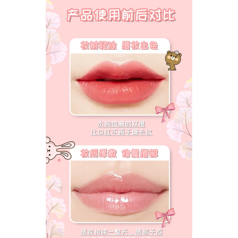 [Hàng mới về] Son môi dưỡng ẩm chăm sóc làm mờ đường viền môi