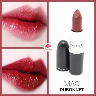 Son MAC Dubonnet 108 Đỏ Nâu Lạnh, son MAC chính hãng có bill bao check