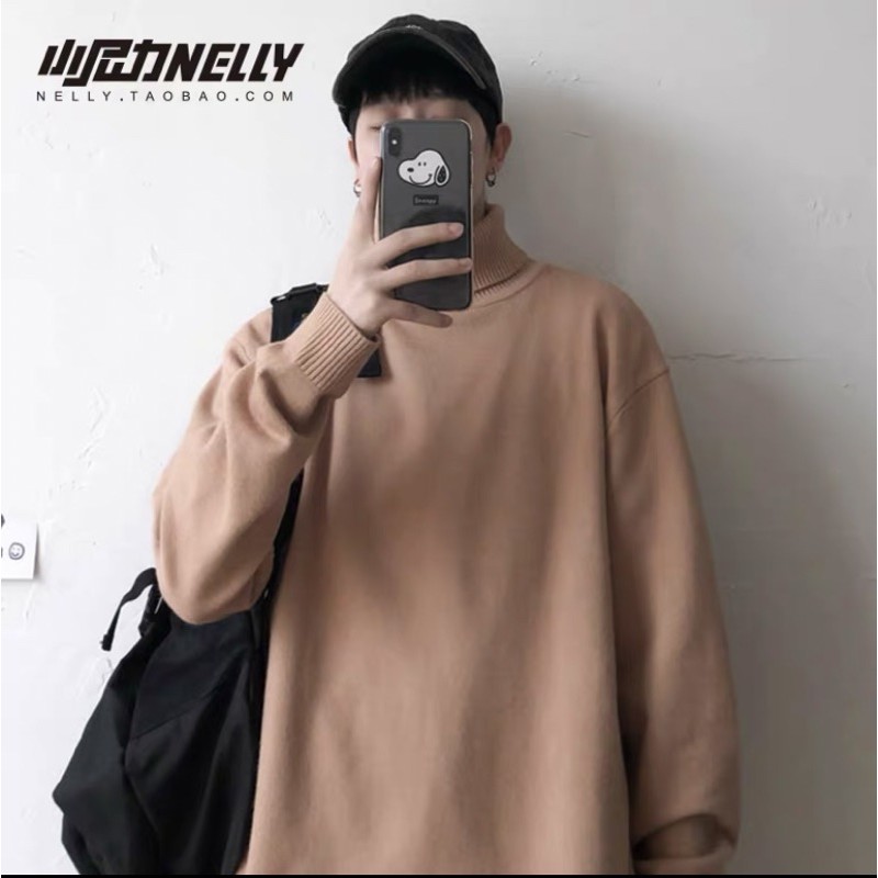 Áo Len NELLY trơn dáng unisex form rộng