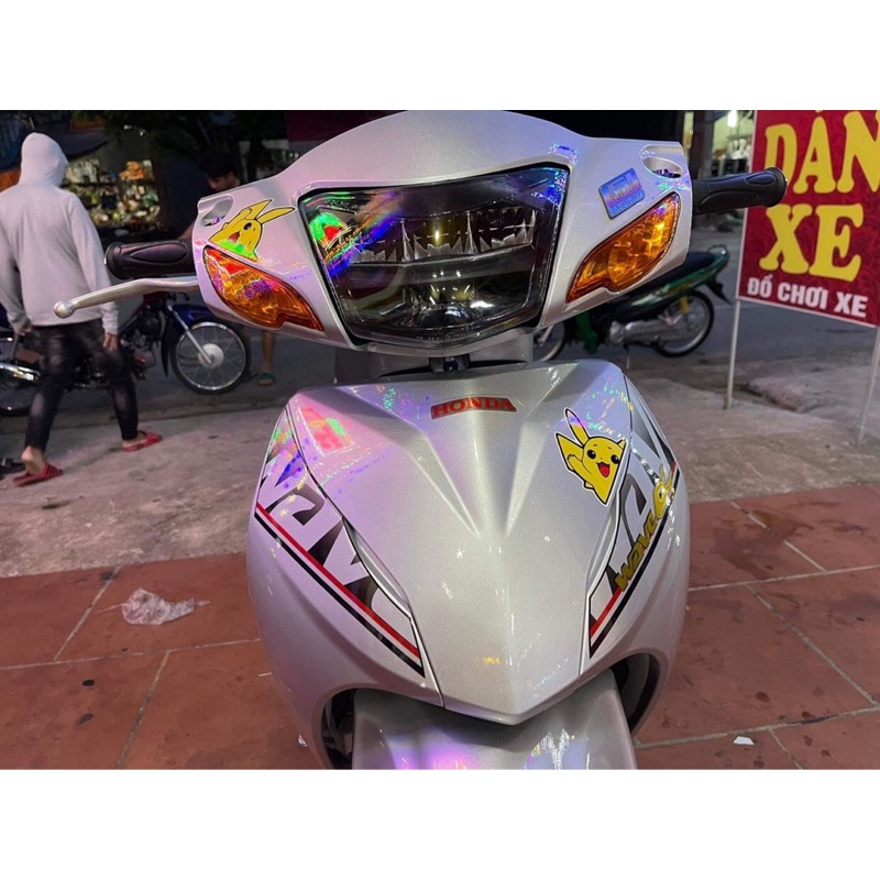 Tem wave 110cc Mẫu Ghép crom Hot Nhất