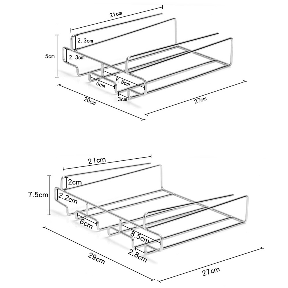 Giá Đỡ Treo Ly Rượu Bằng Thép Không Gỉ Nhiều Màu Siêu Bền Tiện Dụng Cho Nhà Bếp