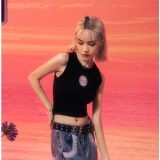 Áo Ba Lỗ BOO Nữ Dáng Crop Fit In Logo Dần Dần 22