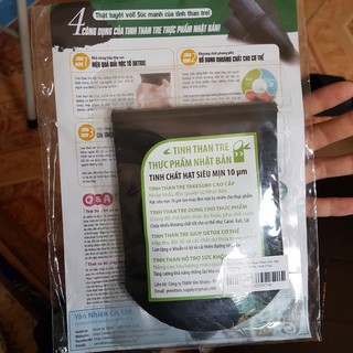 Bột Tinh Than Tre Thực Phẩm Siêu Mịn Takesumi - Yên Nhiên 10µm 100g