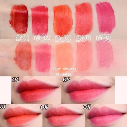 Son kẹo kem kì Saemmul mousse candy tint