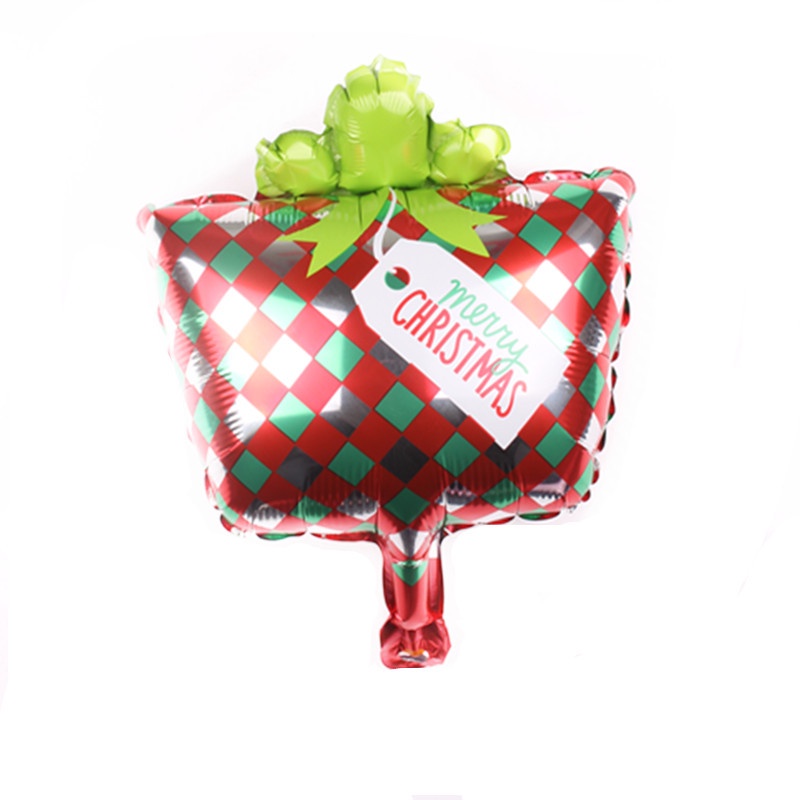 Bong Bóng Nhôm Mini Hình Cây Thông Giáng Sinh Dùng Trang Trí Tiệc Giáng Sinh