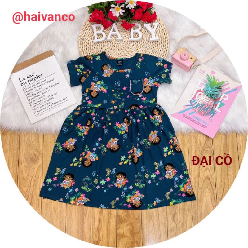 ĐẦM VÁY SIZE ĐẠI TO THUN COTTON BÉ GÁI NHIỀU MẪU MỀM MẠI VÀ THOÁNG MÁT ĐI HỌC ĐI CHƠI ĐỀU ĐẸP CHO BÉ 25 đến 45 KG