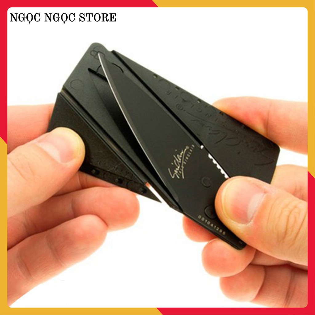 Dao Phượt Xếp Đa Năng Hình Thẻ ATM - Dao Gấp Xếp Gọn - Cao Cấp - Bỏ Ví Bóp Nam