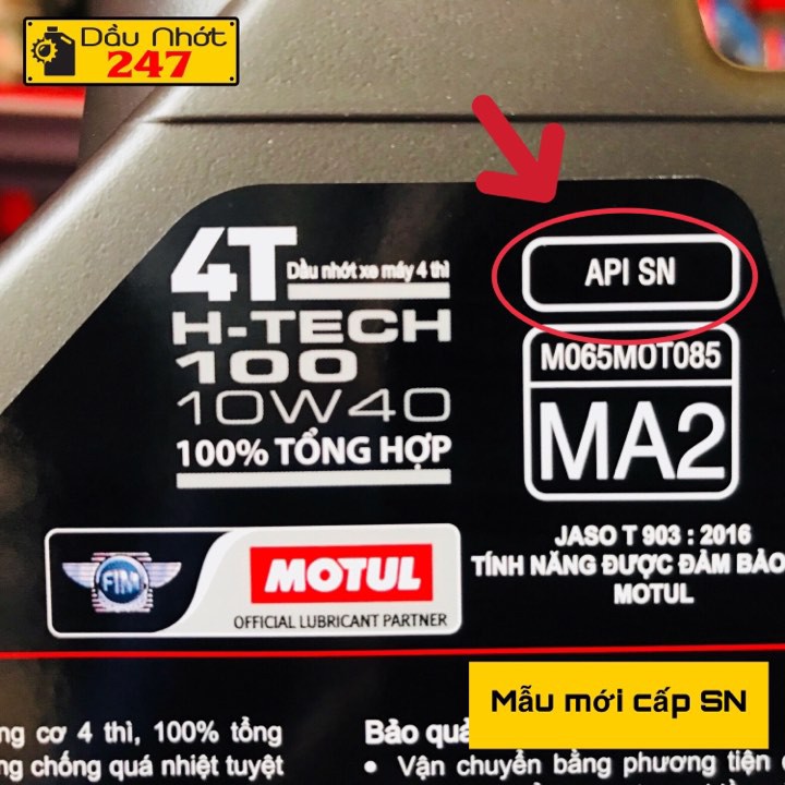 Dầu nhớt Motul H-Tech 100 4T 10w40 1L 1L1 1L2 1L3 1L4