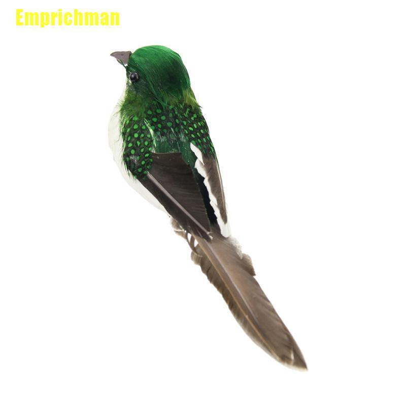 [Emprichman] Mini Fake Birds Artificial Feather Foam Doves Wedding Garden Decoration Ornament