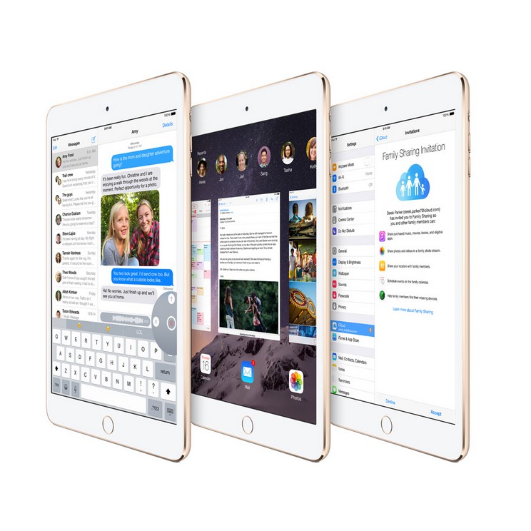 iPad Mini 3 (Wifi + 4G) - 16G /64G /128G Zin Đẹp 99% - Nhận Diện Vân Tay