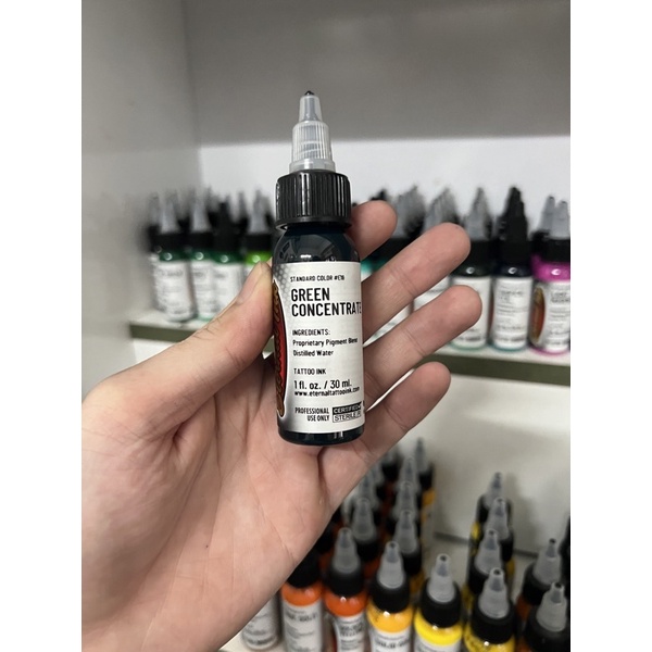 Mực xăm Eternal ink Green Conc chính hãng UsA