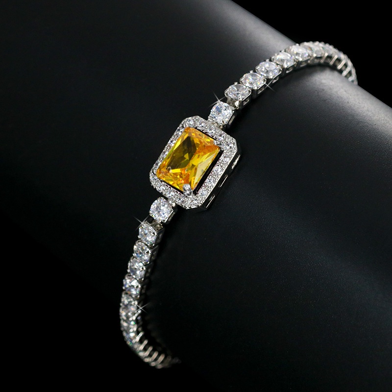 Vòng Tay Đính Đá Zircon Đơn Giản Thời Trang Cho Nữ