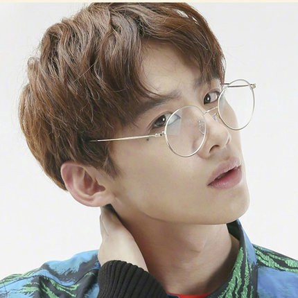 Mắt kính gọng tròn bằng kim loại thời trang cho nam nữ