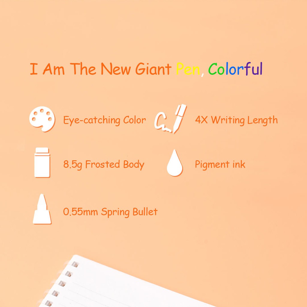 Xiaomi Youpin Set 5 /10 bút bi  ngòi 0.5mm 5 màu sắc độc đáo cho học sinh/đi làm